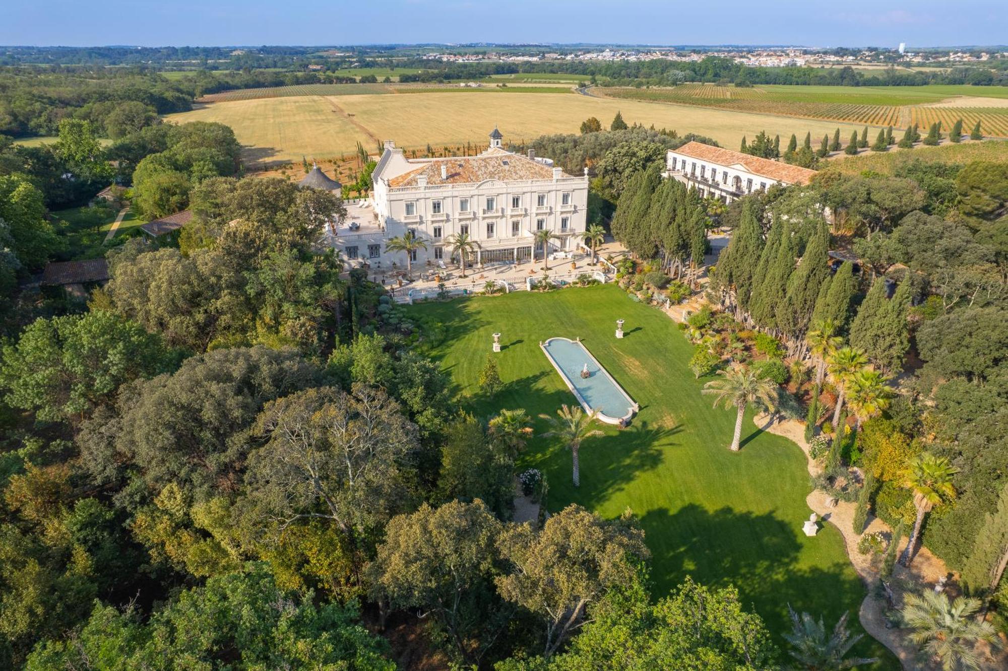 Chateau Hermitage De Combas Servian Buitenkant foto