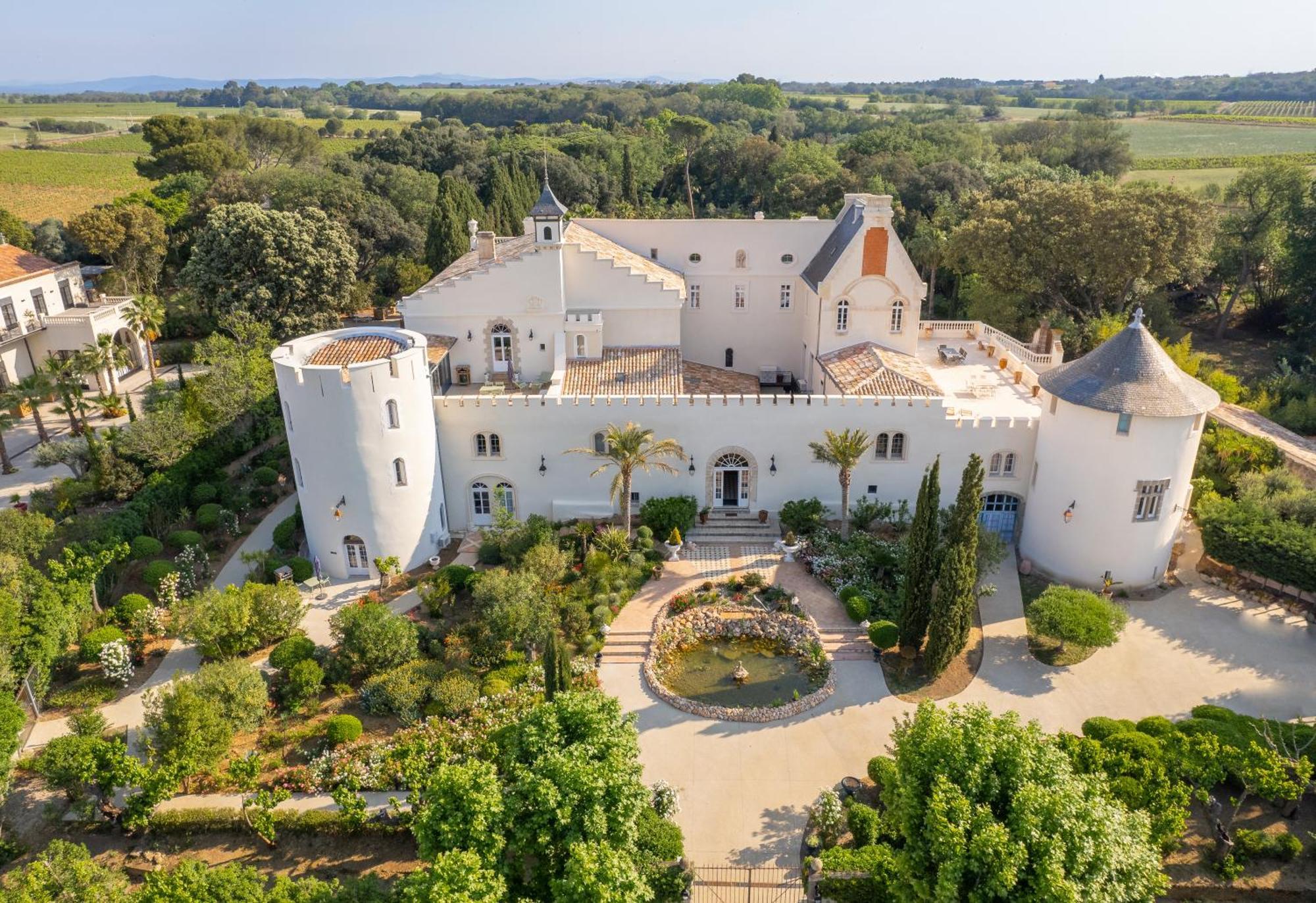 Chateau Hermitage De Combas Servian Buitenkant foto