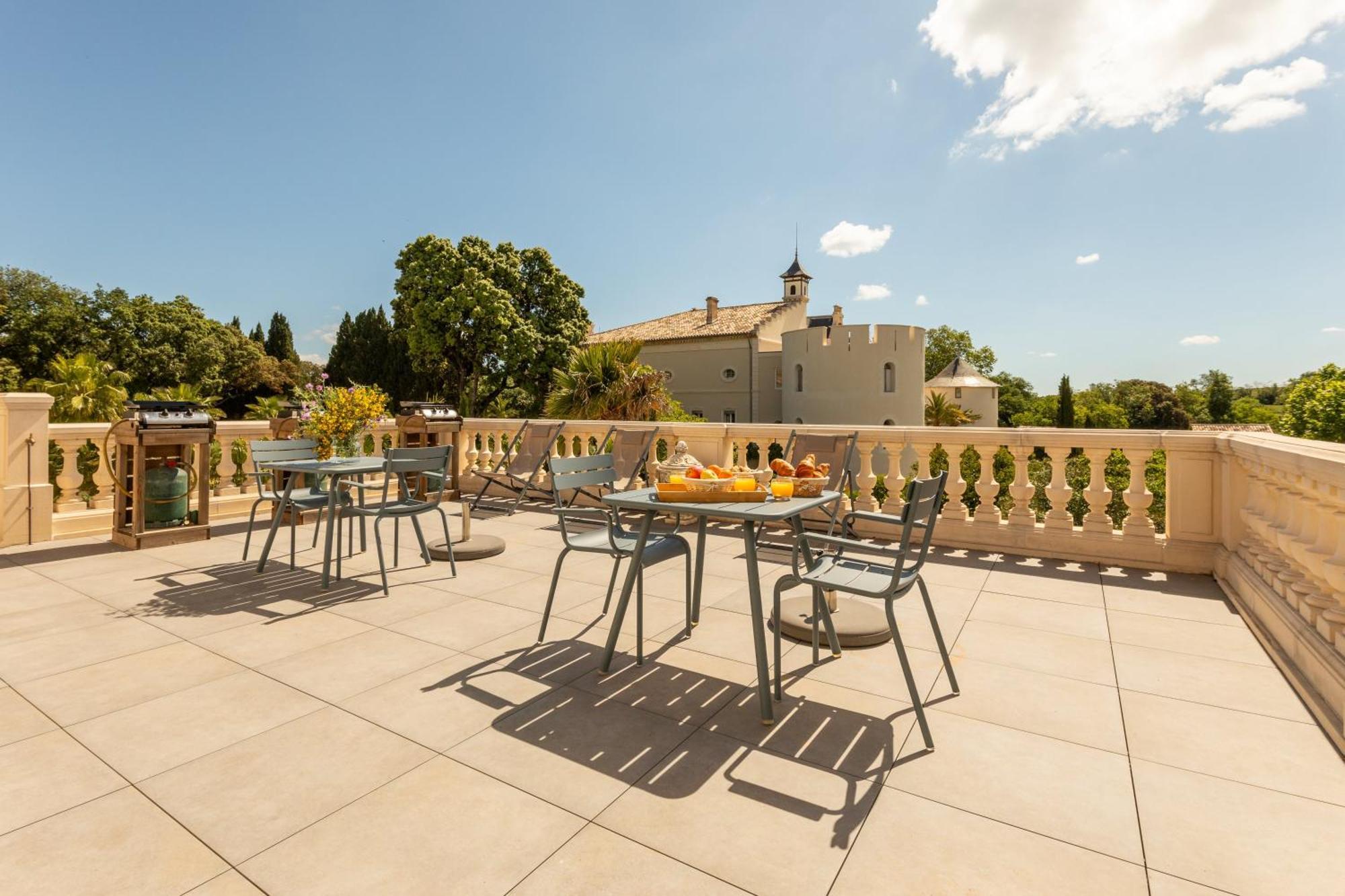 Chateau Hermitage De Combas Aparthotel Servian Buitenkant foto