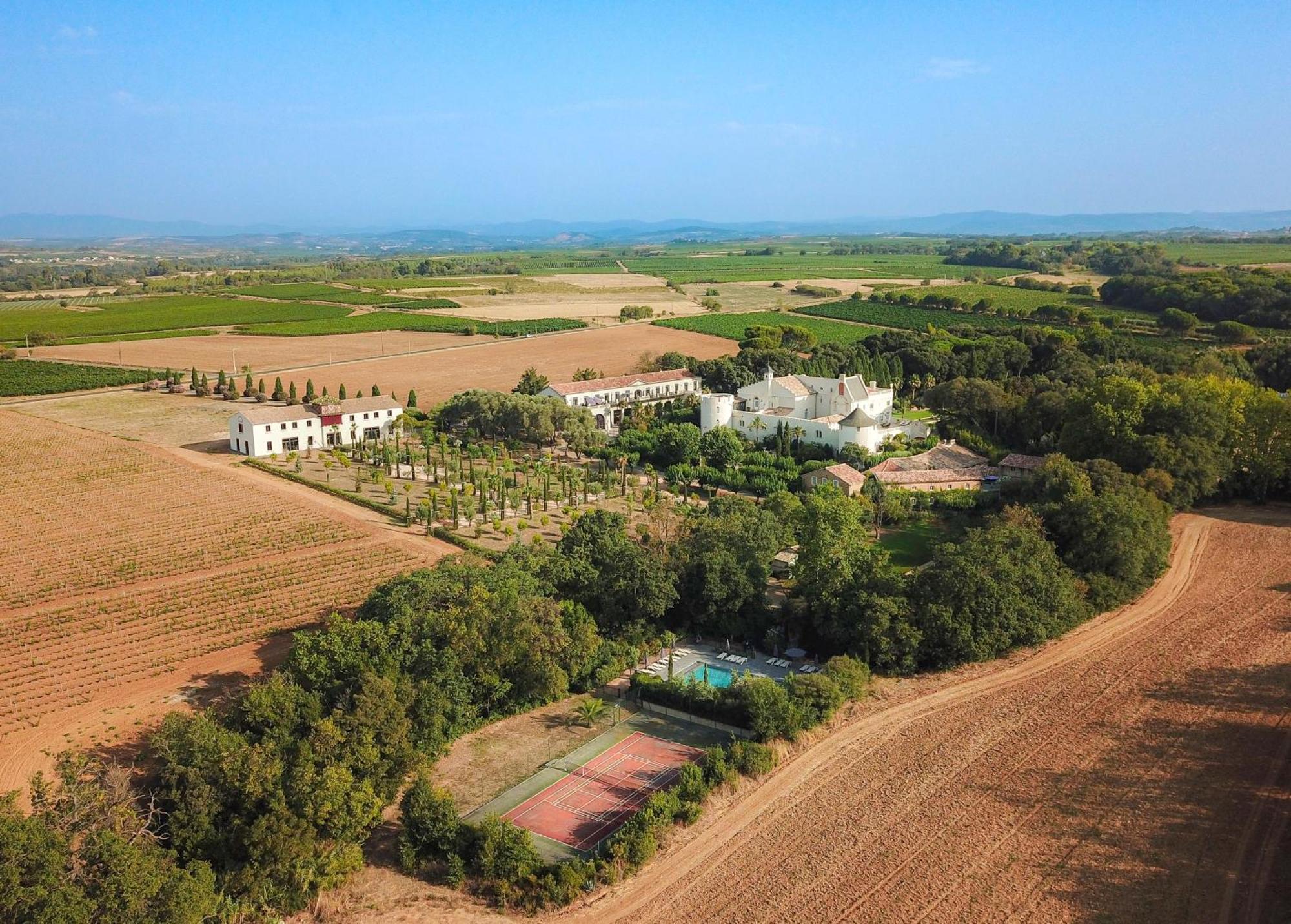 Chateau Hermitage De Combas Aparthotel Servian Buitenkant foto